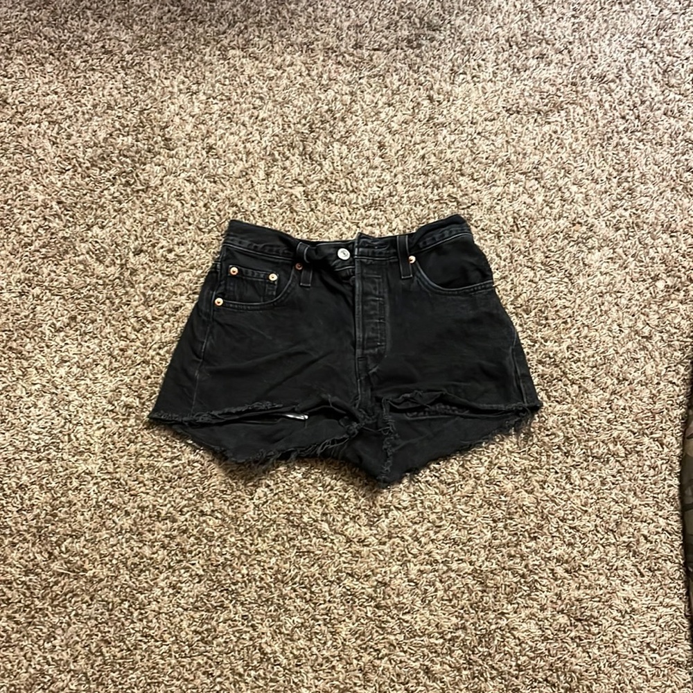 Black Levi shorts